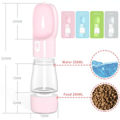 Pet Water Bottle & Feeder